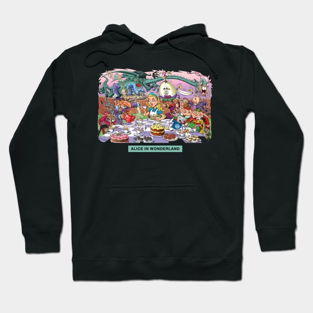 Alice in Wonderland Hoodie by PLAYDIGITAL2020